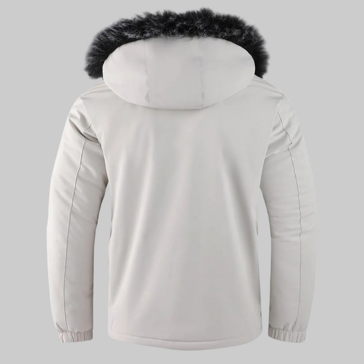 Homme | Veste à capuche avec doublure à motifs