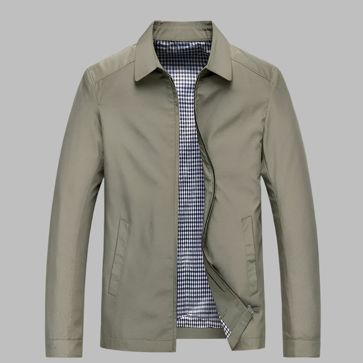 Homme | Veste zippée à col classique