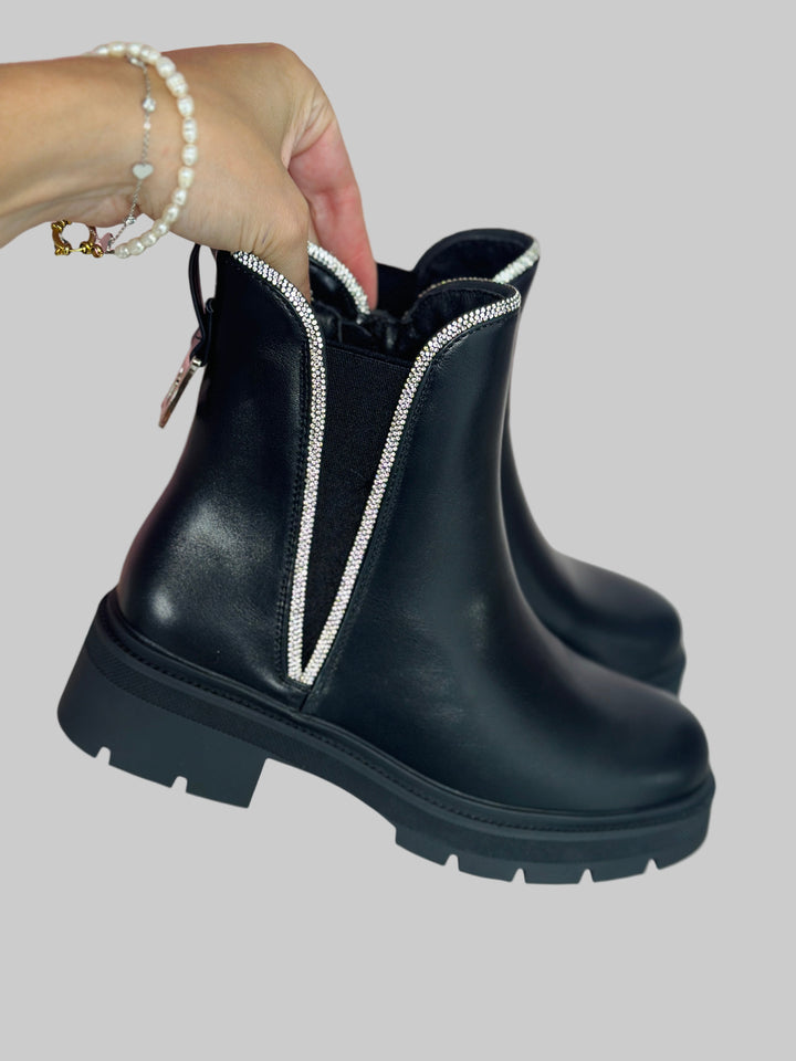 Femme | Bottes à detail strassé