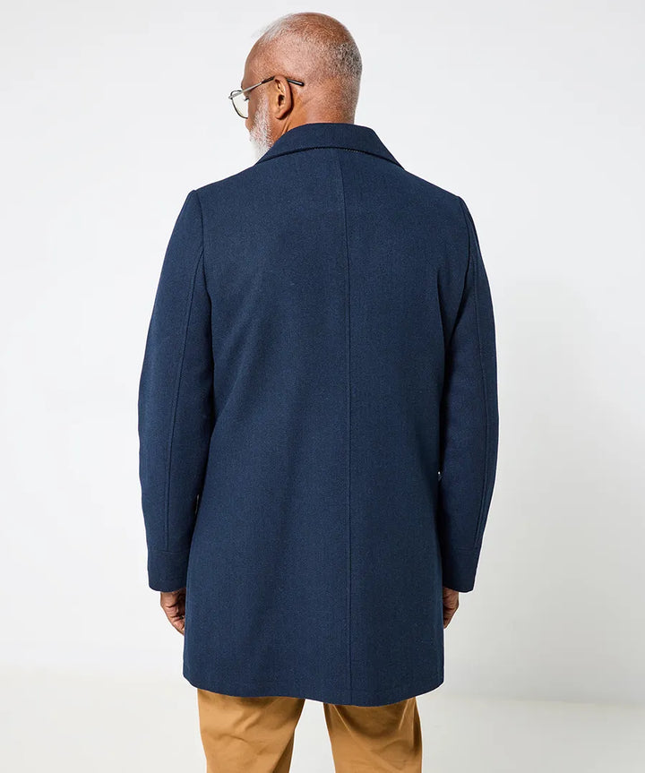 Homme | Manteau à motifs chevrons et double boutonnage