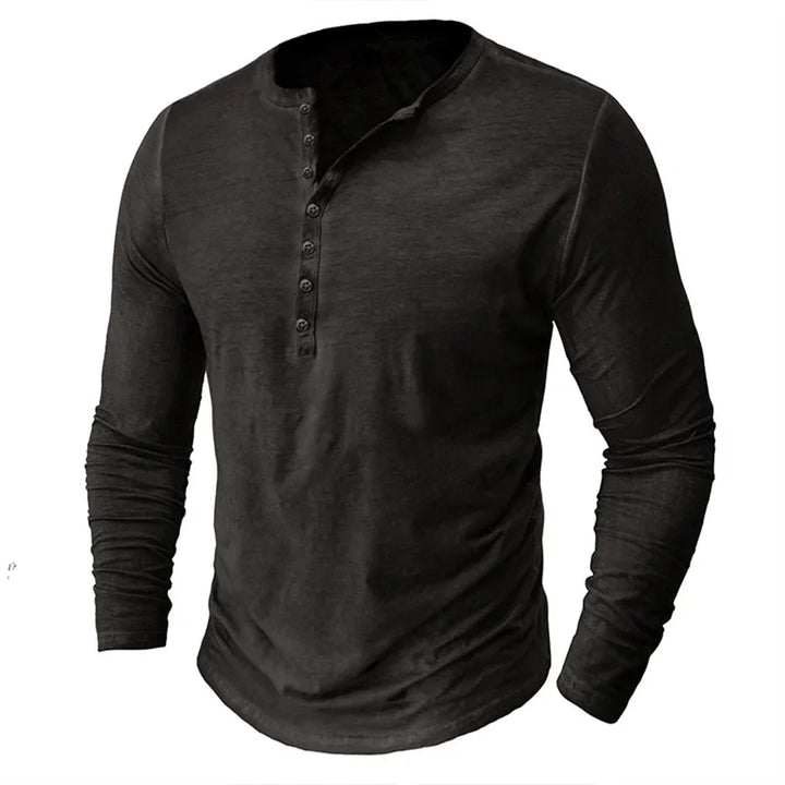 Homme | T-shirt à manches longues avec patte frontale