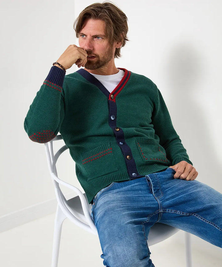 Homme | Pull tricoté à manches longues et poches