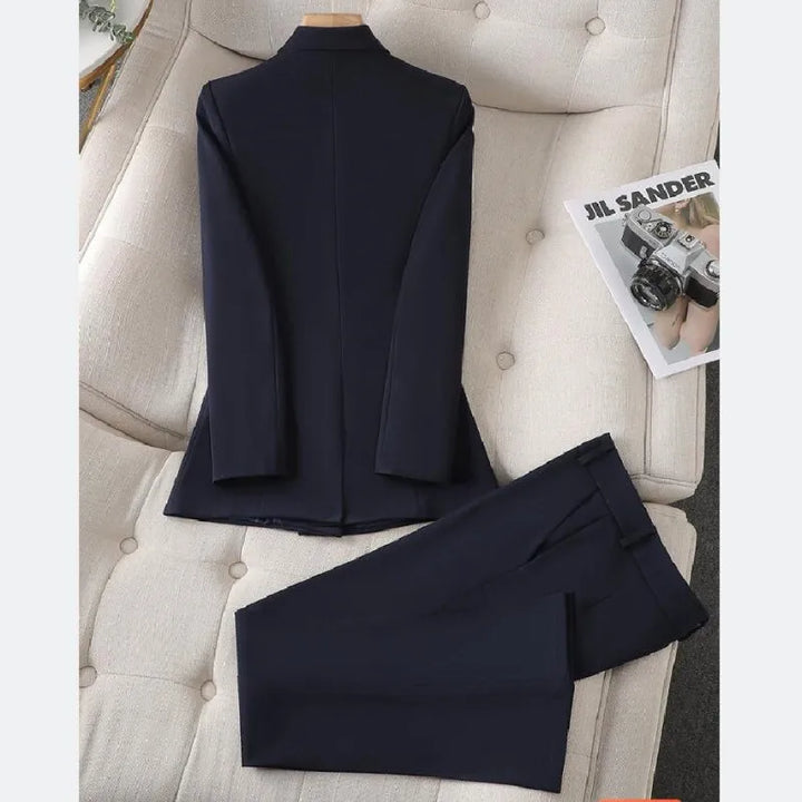 Femme | Ensemble blazer formel à silhouette stable