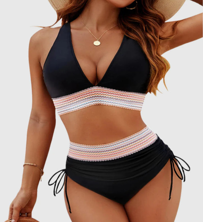 Femme | Bikini taille haute avec maintien sculptant