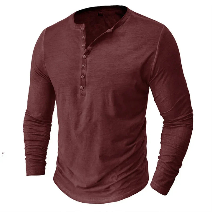 Homme | T-shirt à manches longues avec patte frontale