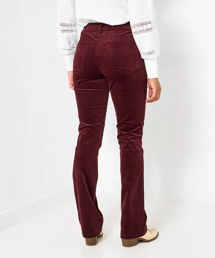 Femme | Pantalon bootcut à poches avant factices et poches arrière