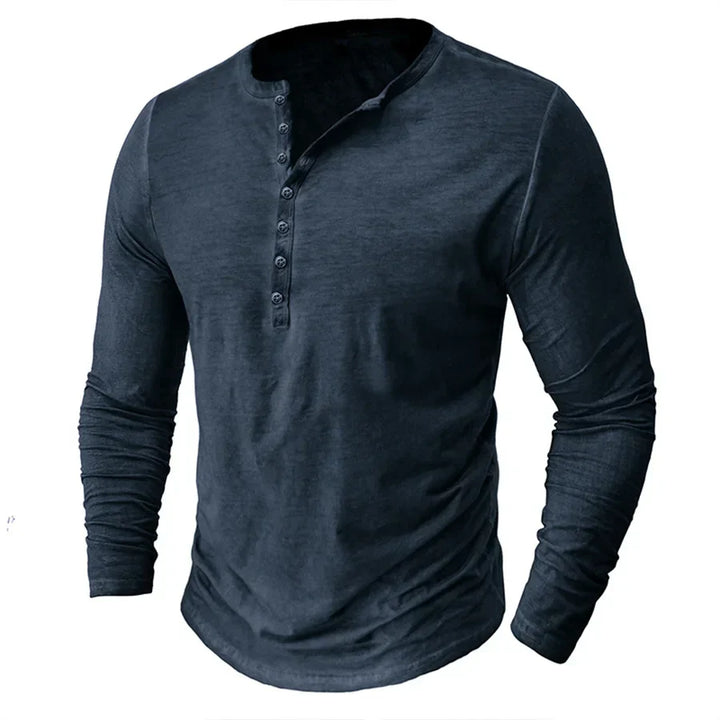 Homme | T-shirt à manches longues avec patte frontale