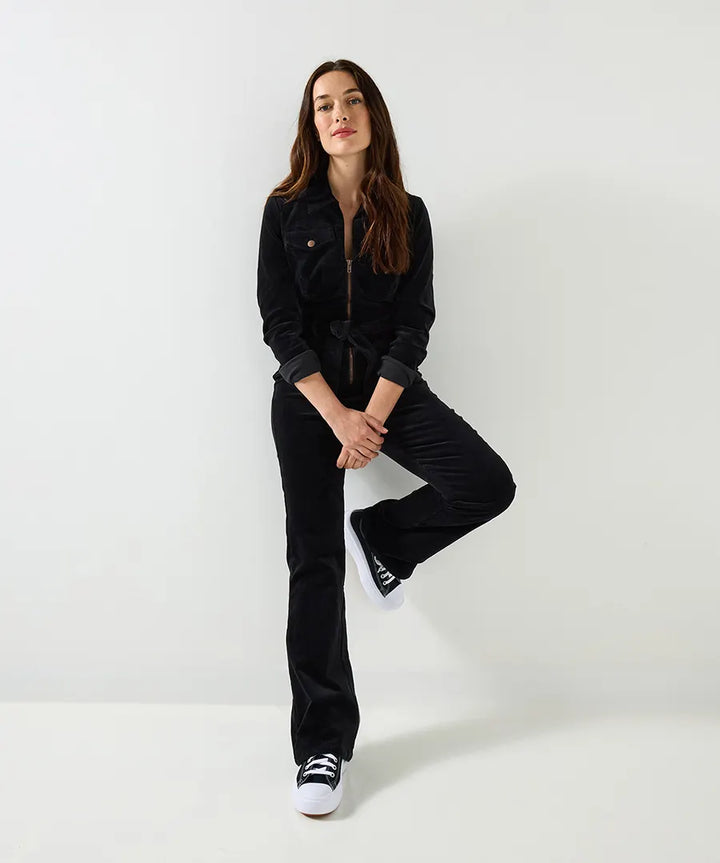 Femme | Combinaison à manches longues et jambes bootcut
