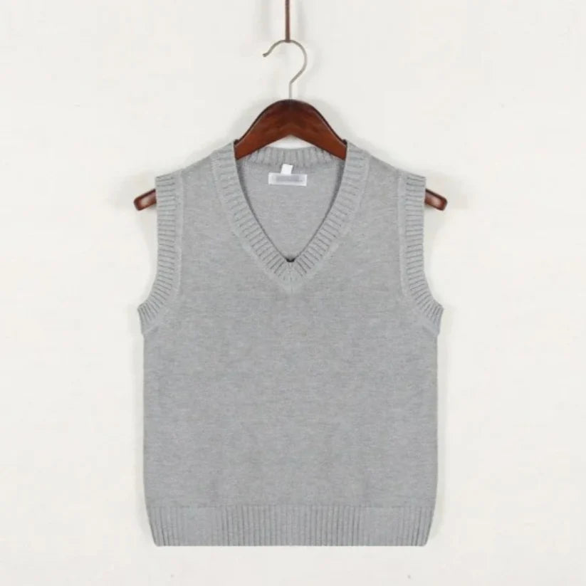 Homme | Pull sans manches tricotée coupe droite