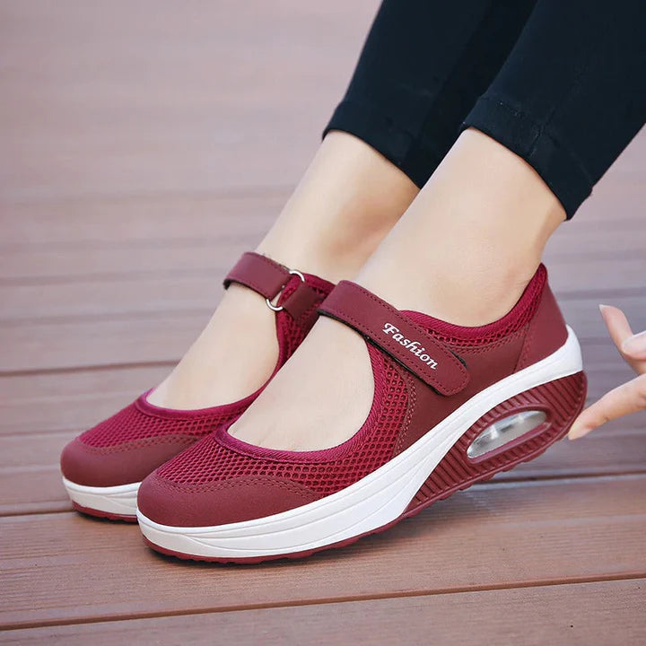 Femme | Chaussures basses à semelle épaisse avec système de fermeture intégré