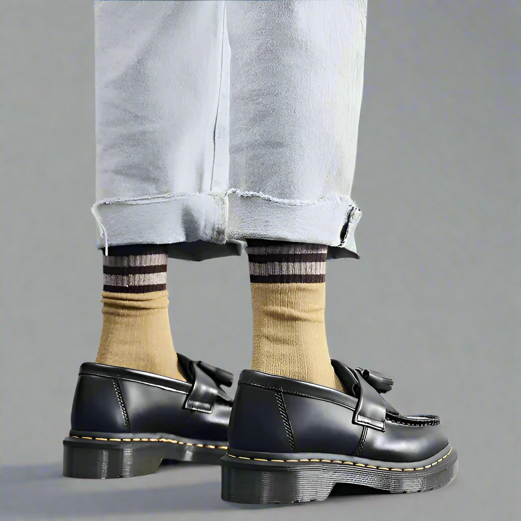 Homme | Mocassins à pampilles avec coutures apparentes